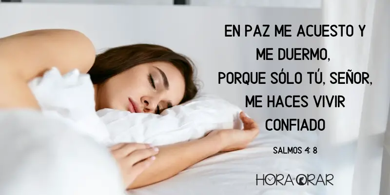 ¿Qué dice la Biblia para la hora de dormir?