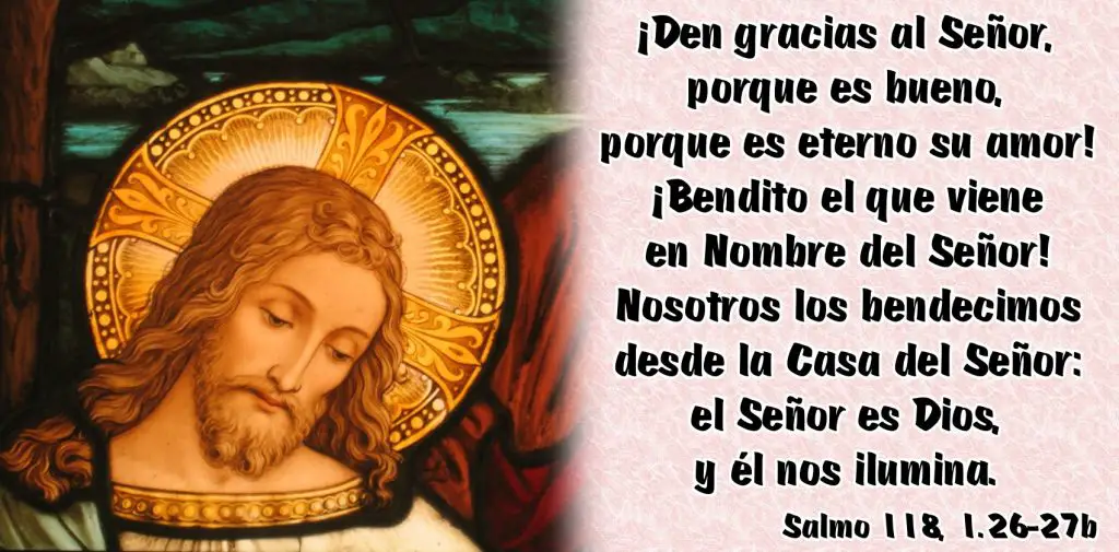 salmo para dar gracias a dios catolico