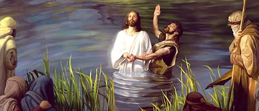 El nacimiento y bautismo de Jesucristo