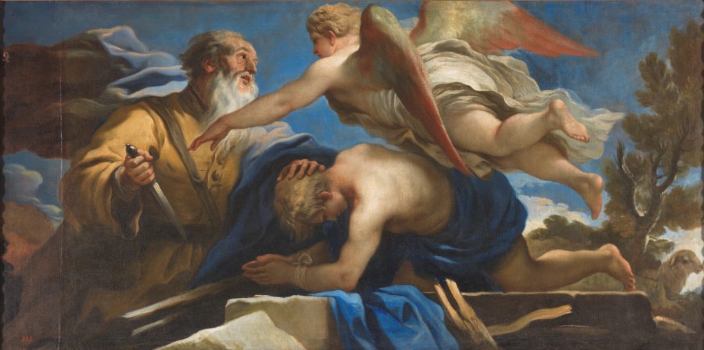 El sacrificio de Isaac de Abraham