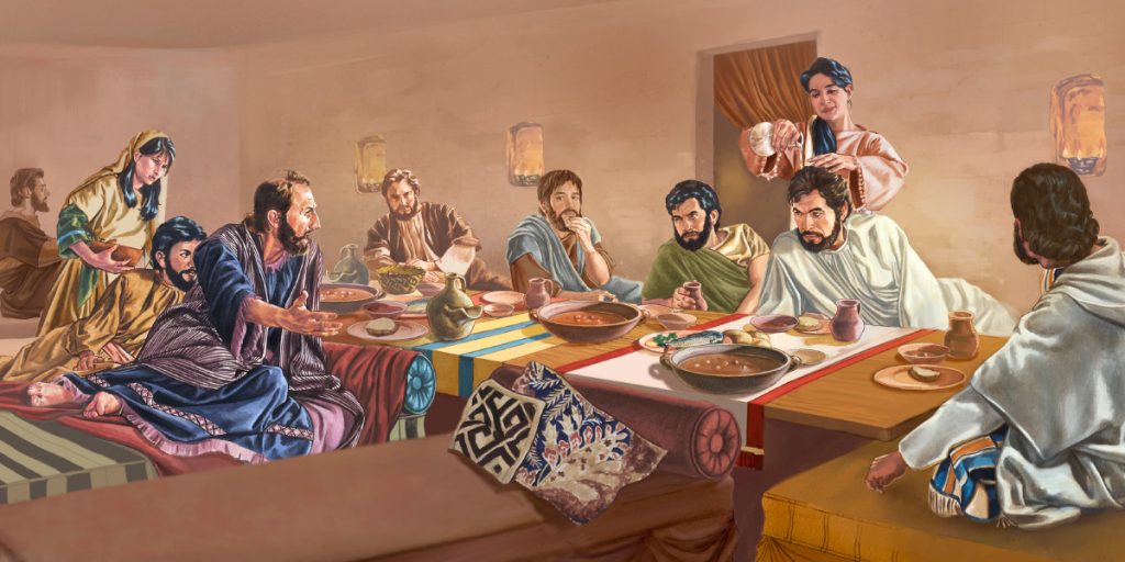 La cena de Jesús con el fariseo Zaqueo