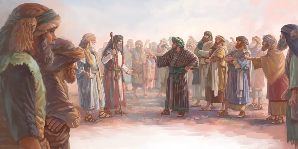 La rebelión de los israelitas en el desierto