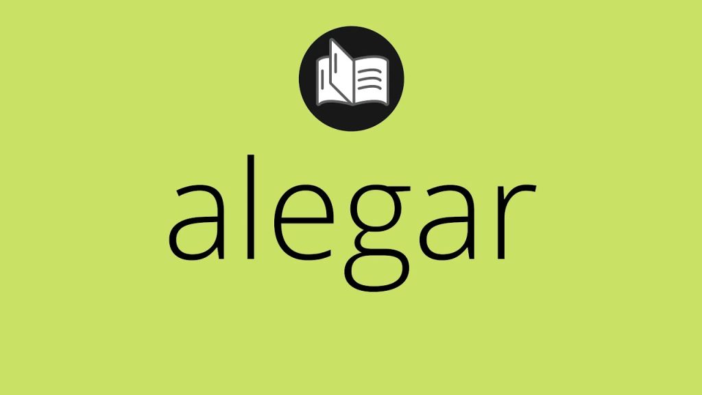 ¿Qué significa la palabra alegando?