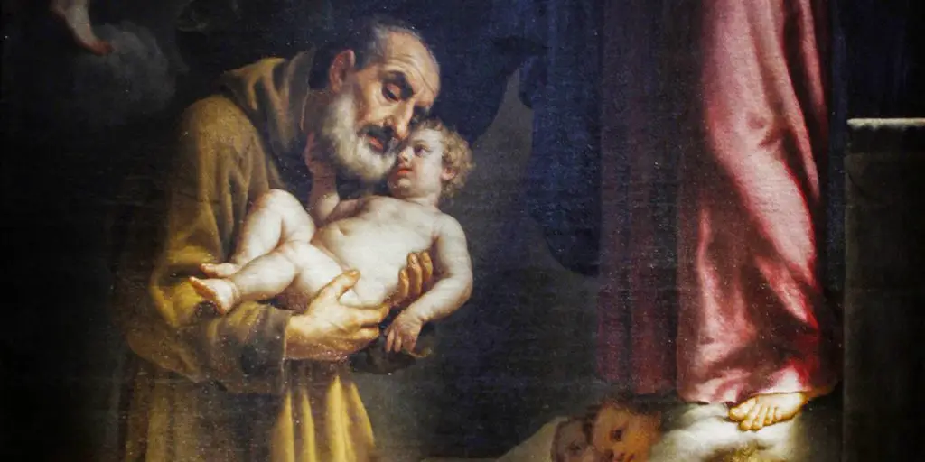 ¿Cómo se llama el santo con el niño?