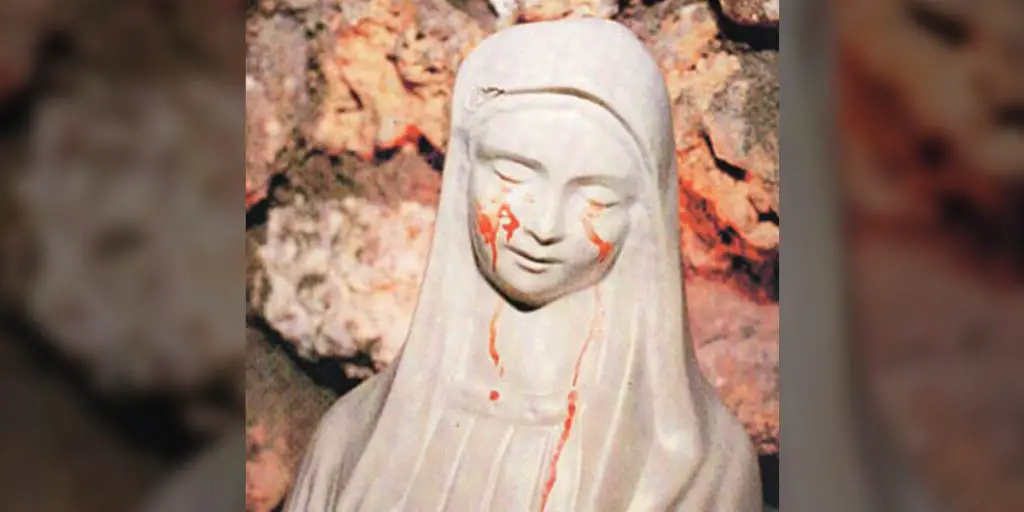 ¿Qué significa cuando la Virgen llora sangre?
